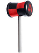 Red and Black Harley Quinn Mallet Costume Weapon