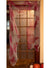 Long White Tattered Gauze Halloween Decoration Curtain with Dripping Blood Splatters