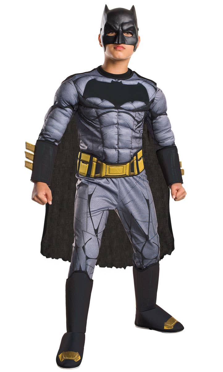 Muscle Chest Boys Batman Dawn Of Justice Costume Main Image