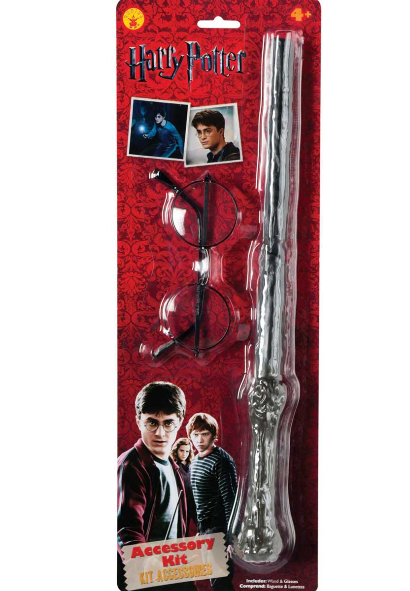 Harry Potter Wand And Glasses Costume Accessory Set Main Image