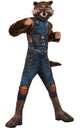 Officially Licensed Rocket Raccoon Boy's Guardian Of The Galaxy Vol. 2 Superhero Costume - Front Image