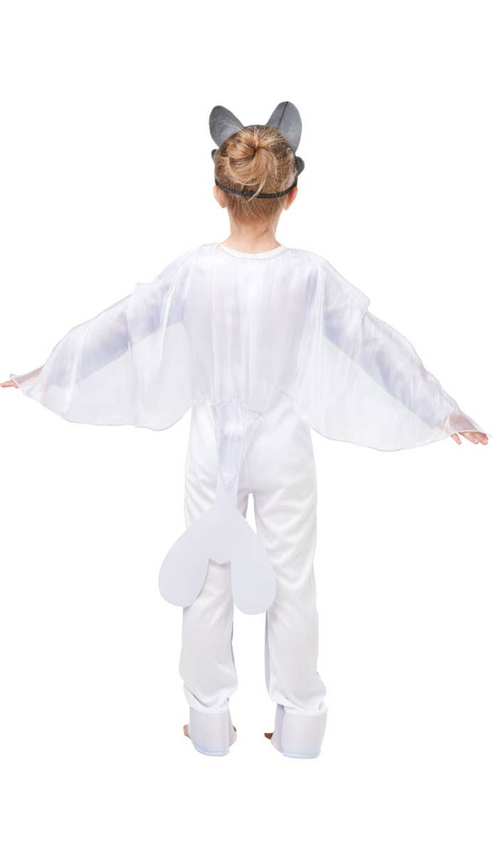 Light Fury How to Train Your Dragon The Hidden World Girls Book Week Costume - Back Image