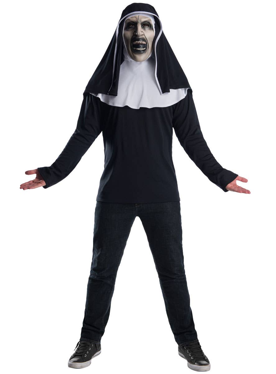 Adults Conjuring Nun Shirt and Mask Costume