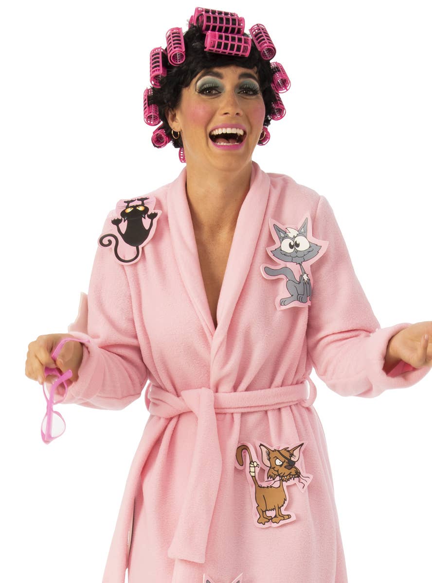 Crazy Cat Lady Costume Womens Cat Lady Funny Fancy Dress Costume