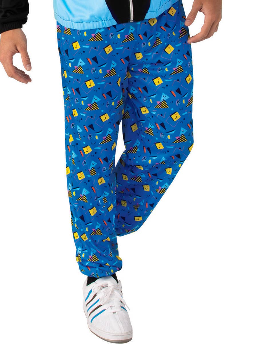Men's Blue 90s Rapper Costume - Close Image 2