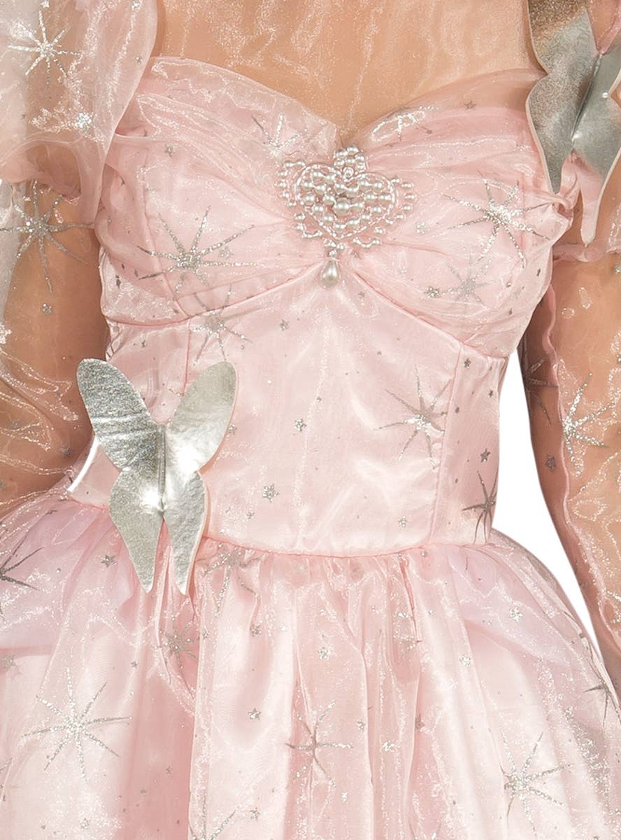 Pink Glinda Costume for Plus Size Women - Close Image 1