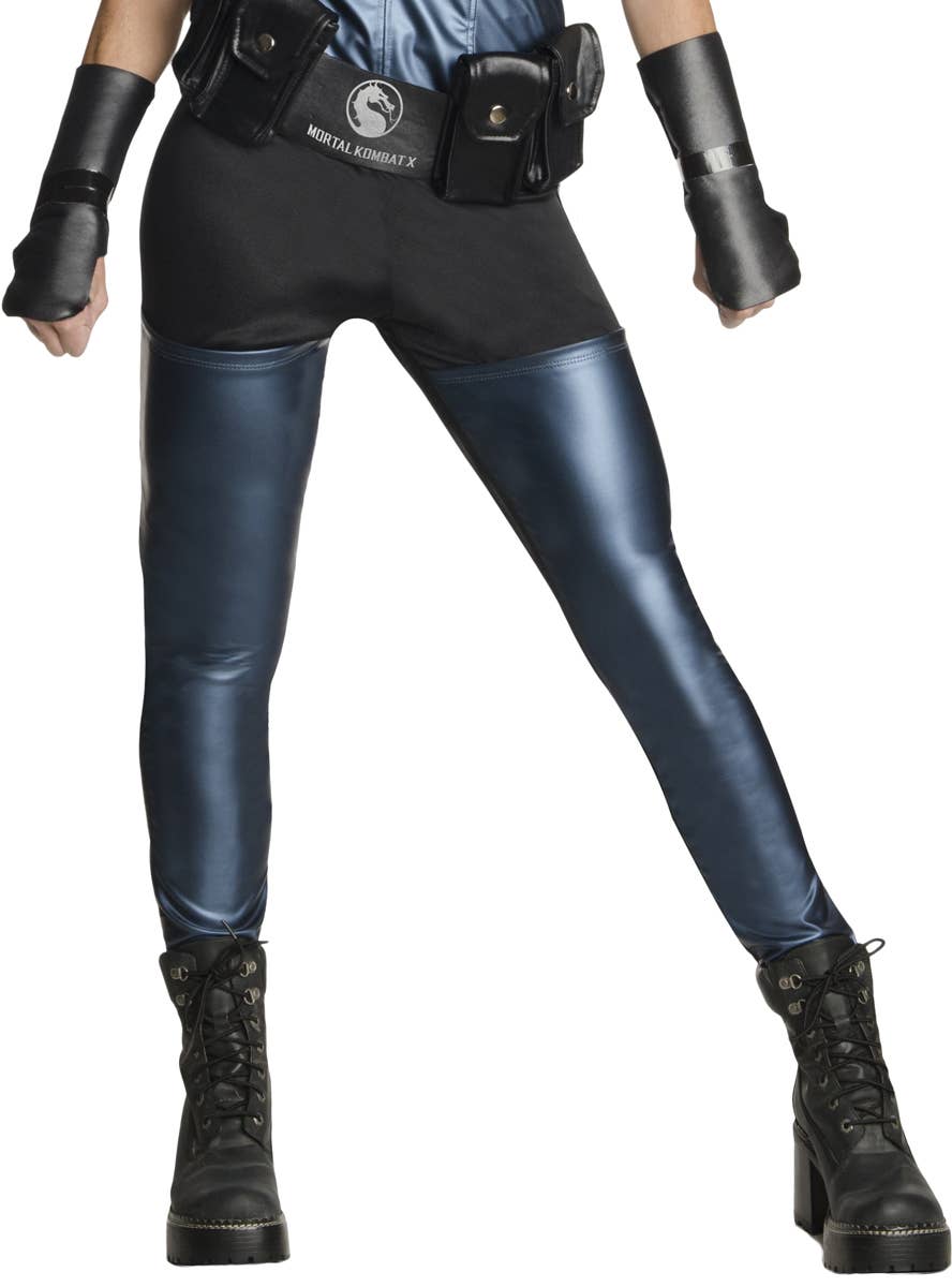 Sonya Blade Women's Mortal Kombat Gaming Character Costume - Close Image