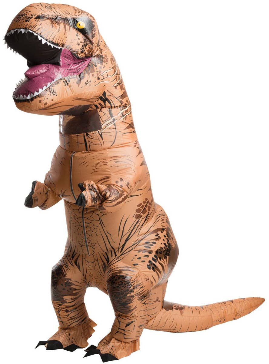 Adult's Inflatable Jurassic World T-Rex Dinosaur Novelty Fancy Dress Costume