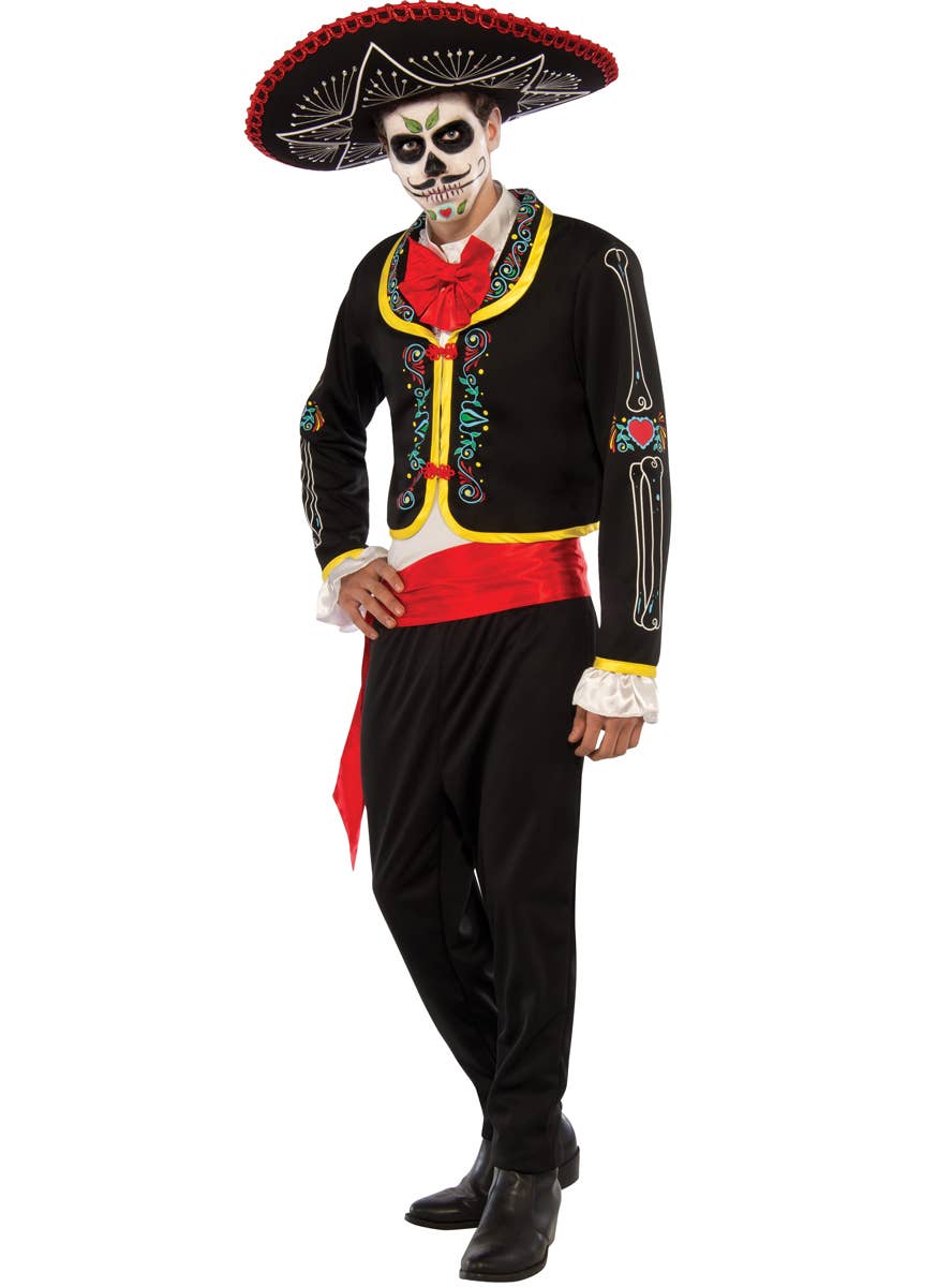Mexican Men's Day of the Dead Senor Halloween Costume - Main Image