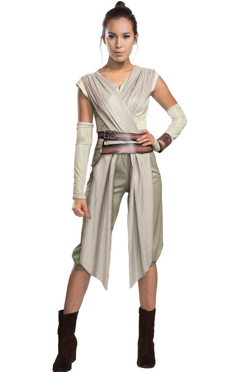 Women's Star Wars Rey Jedi Fancy Dress Costume