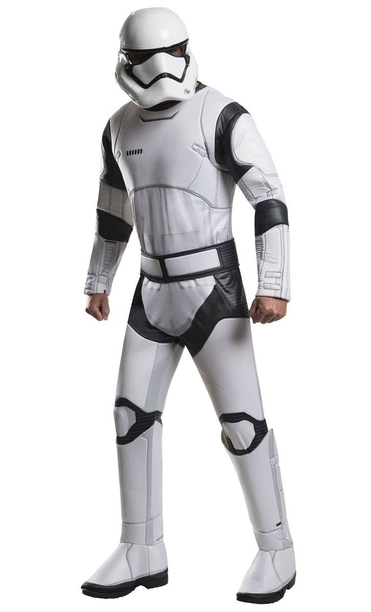Deluxe Stormtrooper Men's Fancy Dress Costume Front View