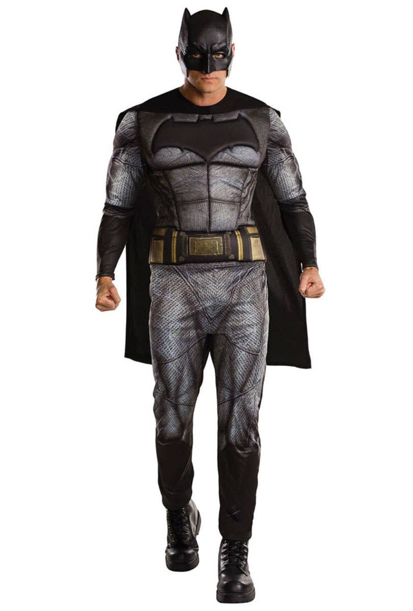 Dawn of Justice Batman Muscle Chest Men's Costume Front View