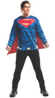 Mens Superman Dawn of Justice Teachers Book Week Superhero Costume Shirt and Cape Main Image