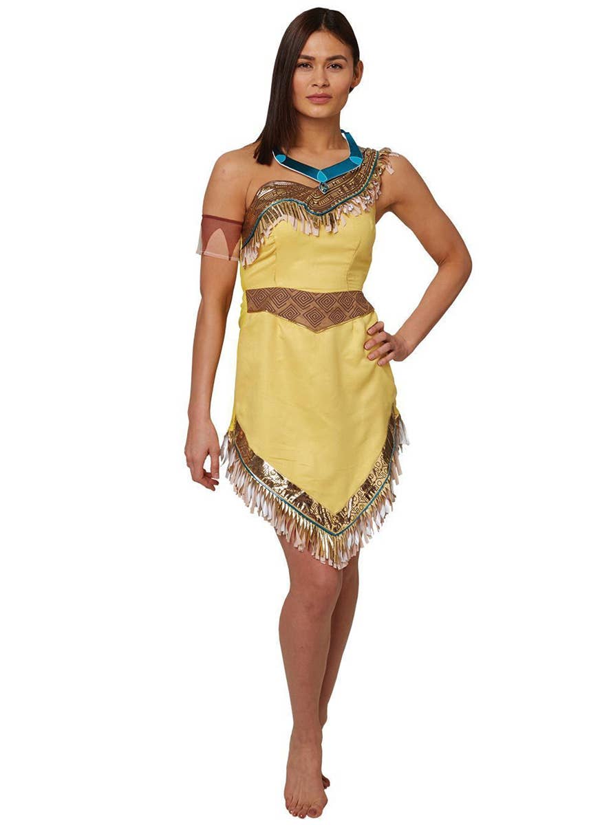 Womens Pocahontas Disney Costume - Alternate Front Image