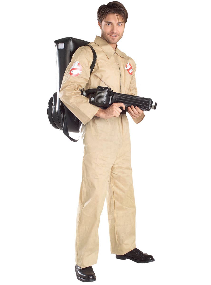 Deluxe Ghostbusters Movie Costume for Men - Front Image