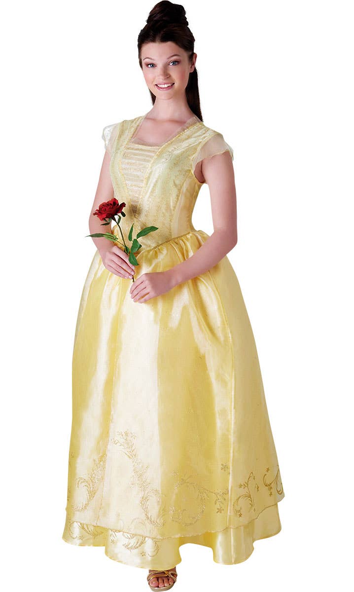 Beauty and the Beast Yellow Costume Dress Womens Belle Costume