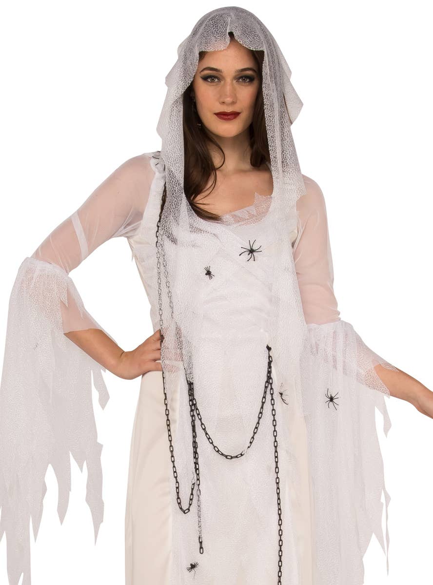 Womens Ghost Costume Long White Spirit Halloween Costume For Women womens-ghost-costume-long-white-spirit-halloween-costume-for-women