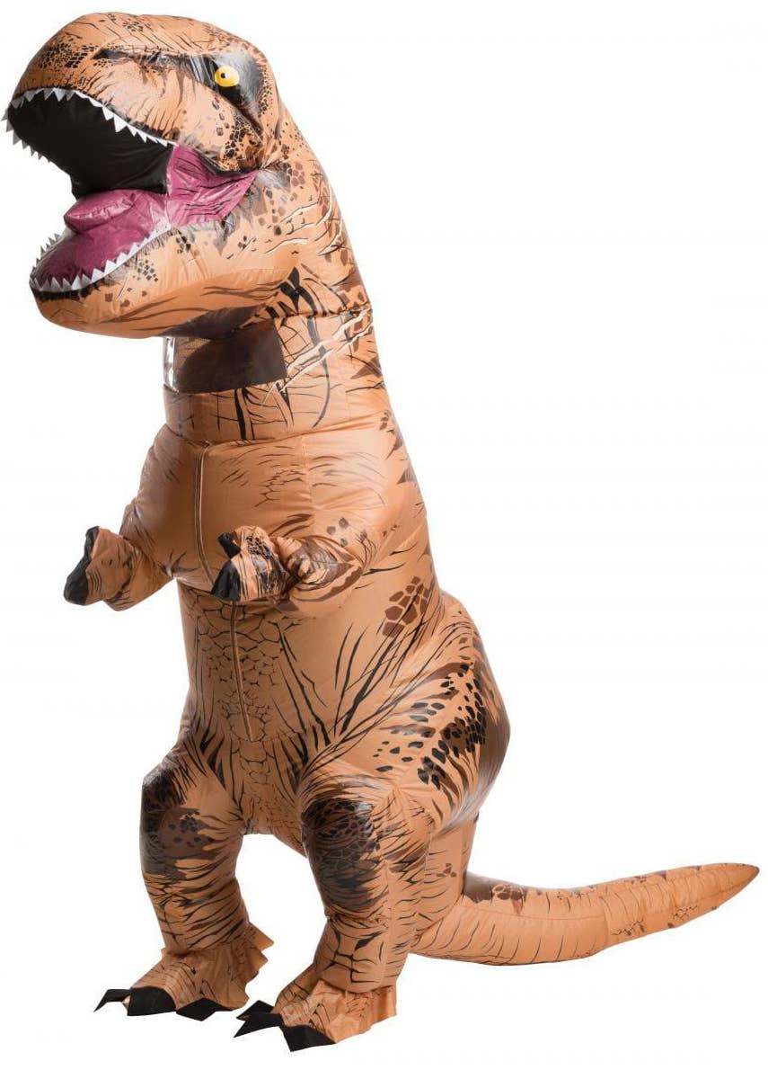 Jurassic World T-Rex Adult's Inflatable Fancy Dress Costume With Sound Effects