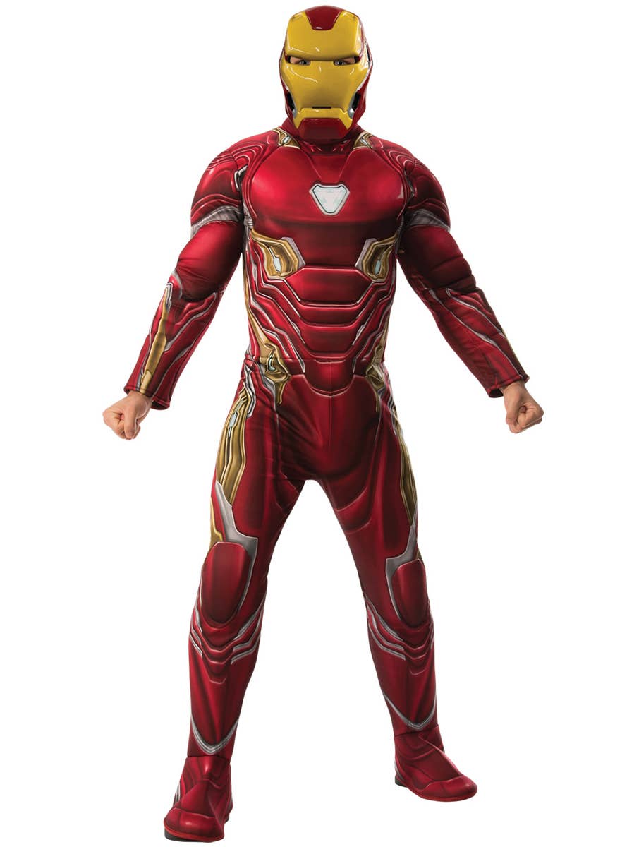 Mens Iron Man Avengers Infinity War Movie Teachers Book Wee Fancy Dress Costume Main Image
