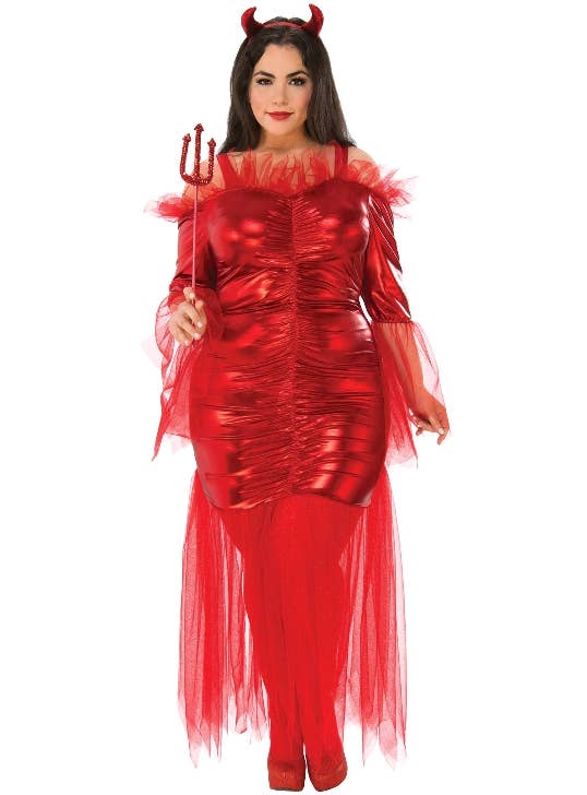 Plus Size Daringly Devilish Halloween Costume Womens Devil Costume