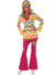 Colourful 60s Women's Mod Girl Dress Up Costume