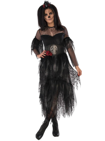 Women's Black Ghoul Halloween Costume