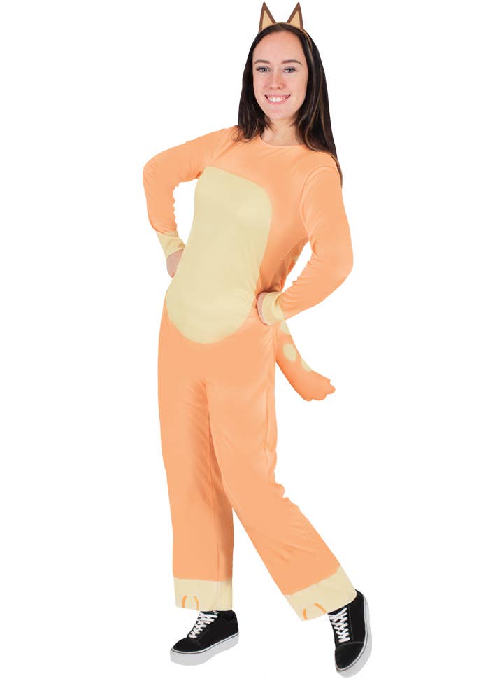 Women's Deluxe Licensed Bluey Chilli Costume - Front Image
