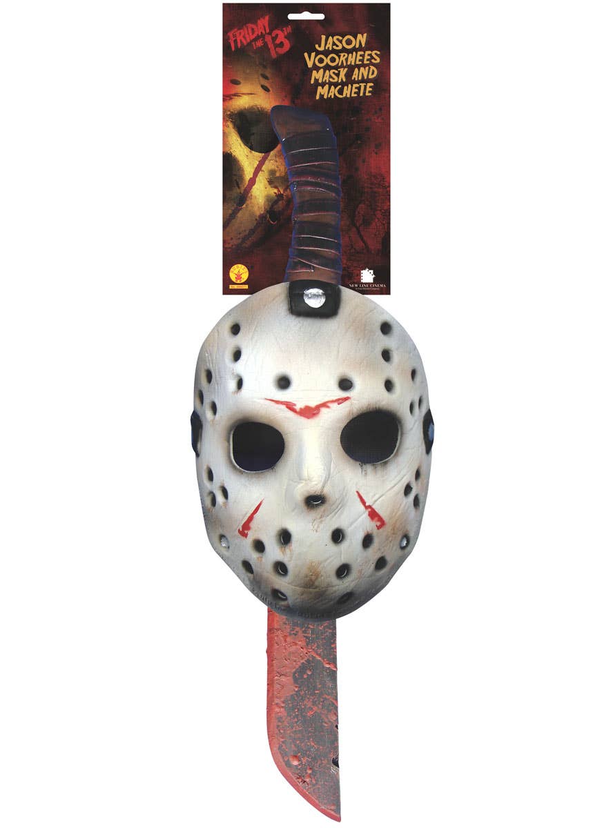 Jason Hockey Mask and Knife Costume Kit