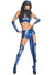 Sexy Kitana Women's Mortal Kombat Gaming Character Costume - Main Image