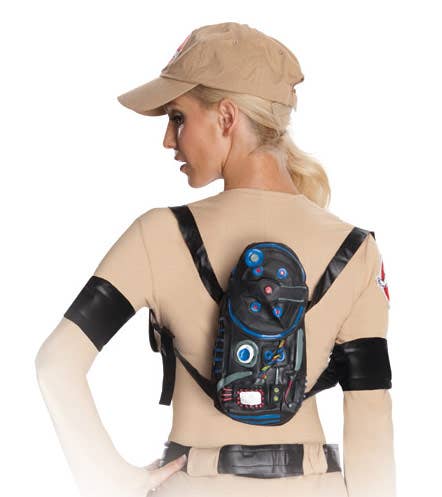 Tan Faux Suede Sexy Ghostbusters Women's Costume - Alternate Image
