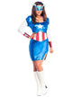 American Dream Captain America Marvel Universe Officially Licensed Sexy Fancy Dress Costume Main Image