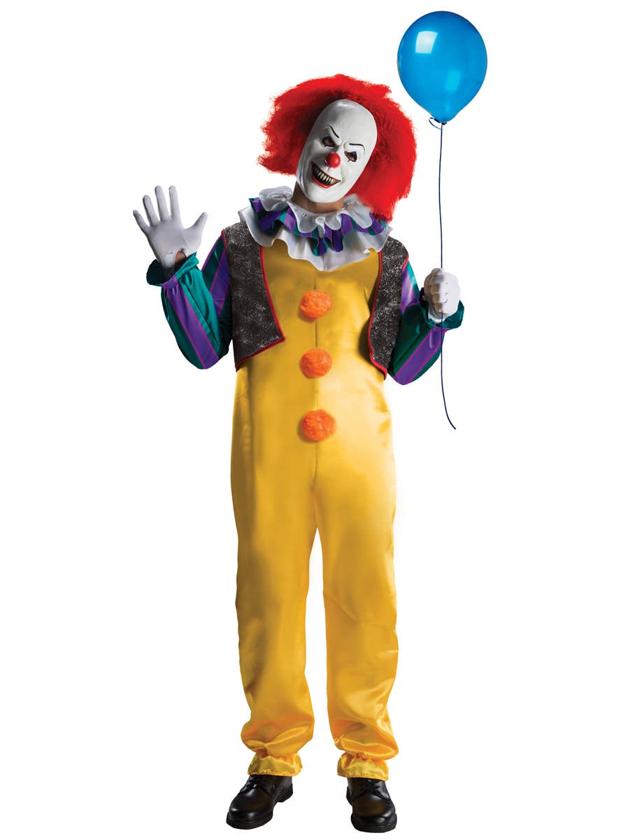Men's Licensed Classic Pennywise IT Halloween Costume Main Image