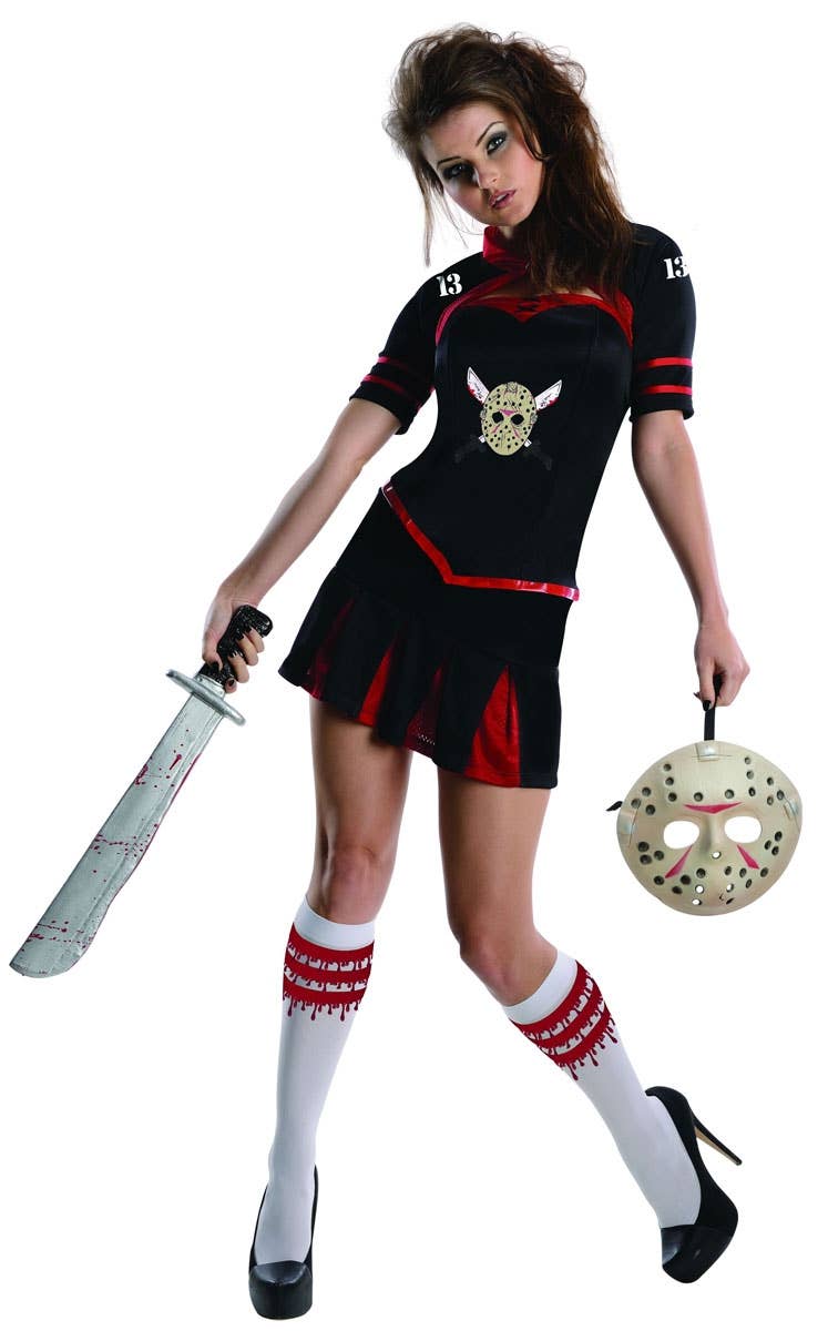 Friday the 13th Jason Voorhees Women's Halloween Costume Main Image