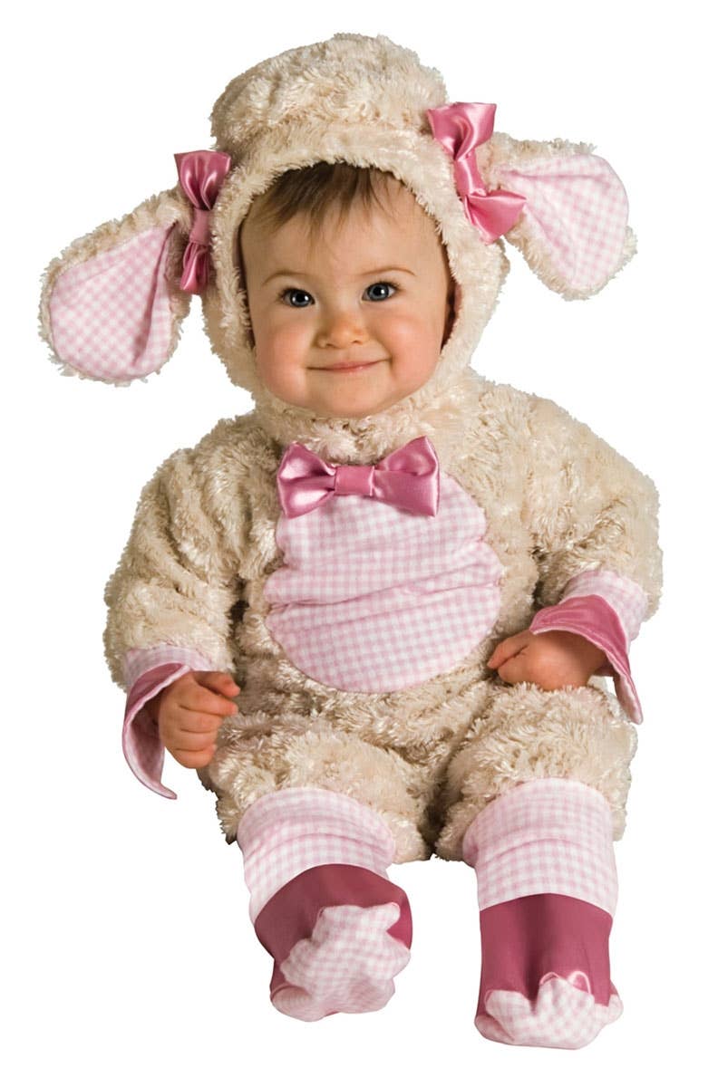Infant Girls Lucky Little Lamb Animal Costume