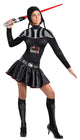 Women's Short Darth Vader Sexy Star Wars Costume Main Image