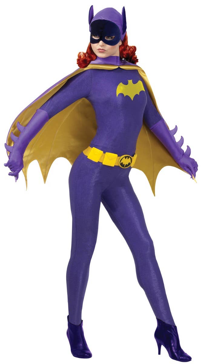 Image of Batgirl Womens Deluxe Classic Fancy Dress Costume