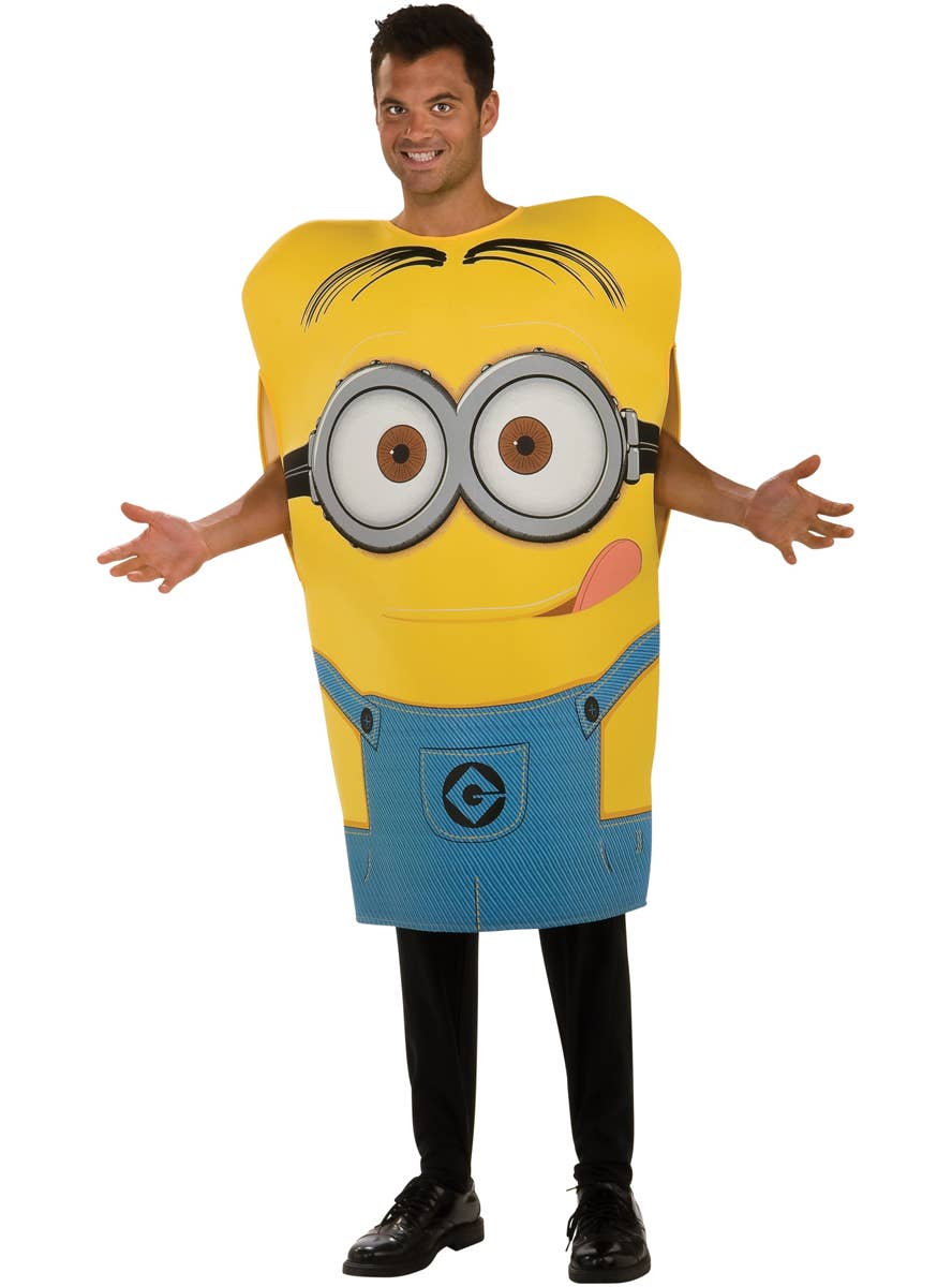 Novelty Despicable Me Dave Minion Costume for Adults - Front Image