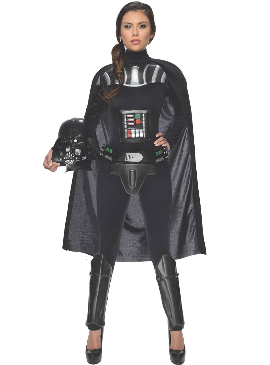 Star Wars Women's Sexy Darth Vader Costume With Mask and Cape Main Image