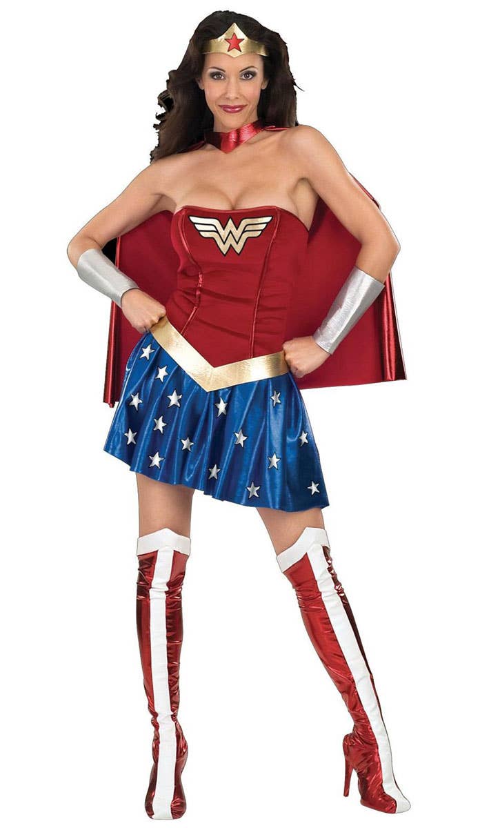 Officially Licensed Women's Sexy Wonder Woman Costume - Main Image