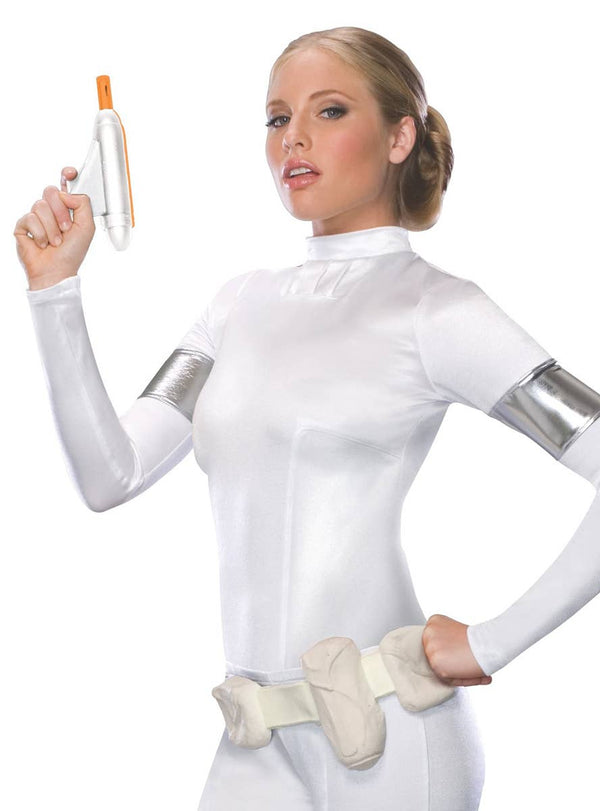All White Padme Amidala Costume Jumpsuit Star Wars Womens Costume