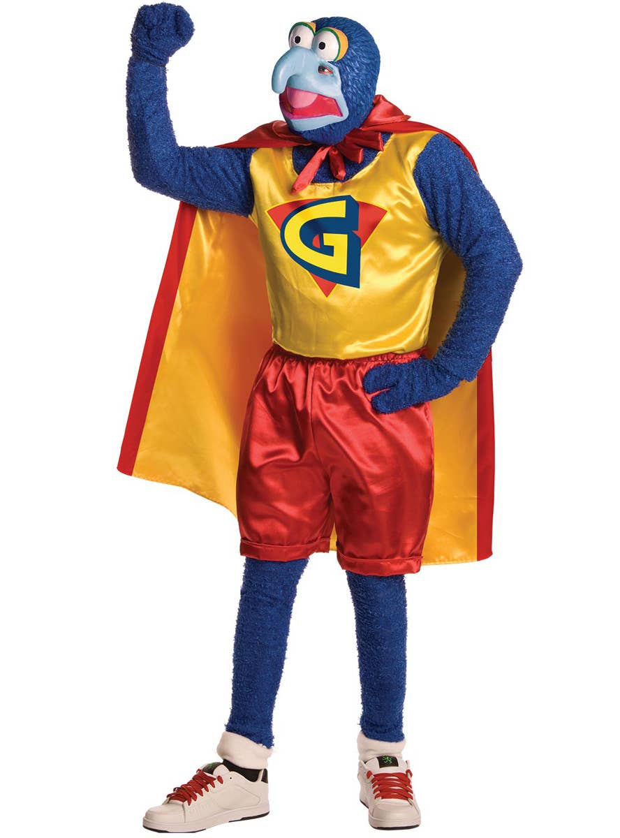 Superhero Men's The Great Gonzo Officially Licensed The Muppets Costume - Main Image