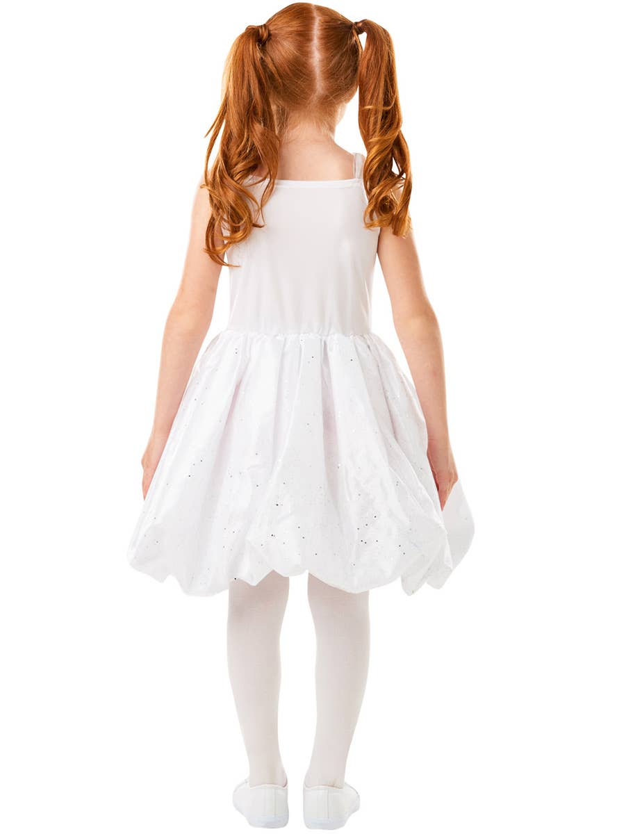 Girls Deluxe Frozen 2 Olaf Fancy Dress Costume Back Image