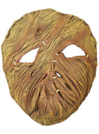 Image of Stitched Hessian Look Latex Halloween Mask