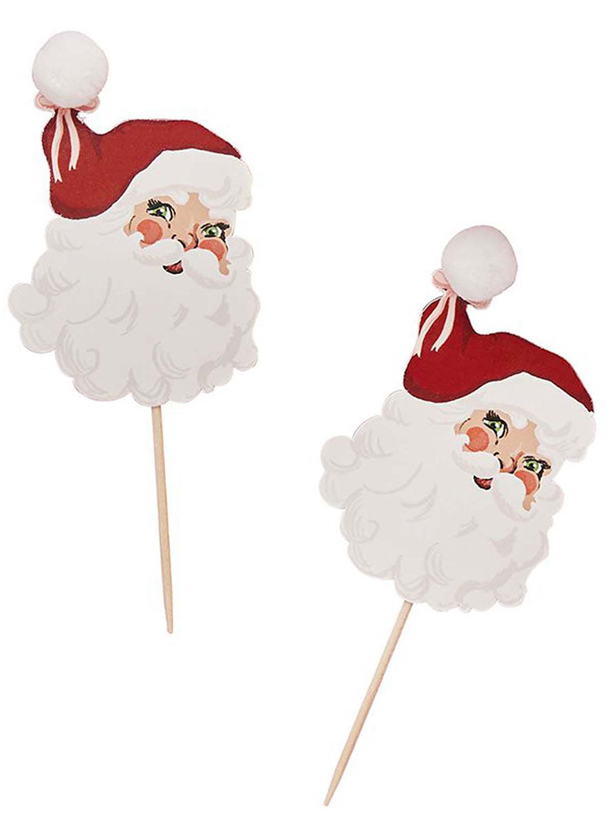 Santa Baby Christmas Food Picks 12 Pack – Main Image