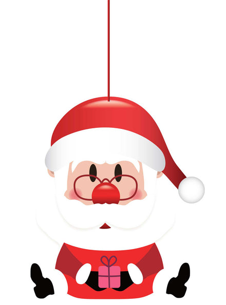 Santa Claus Hanging Christmas Decoration 30cm