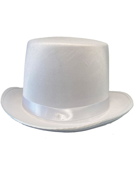 White Satin Top Hat