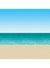 Image of Scenic Ocean Beach Wall Backdrop Decoration - Main Image