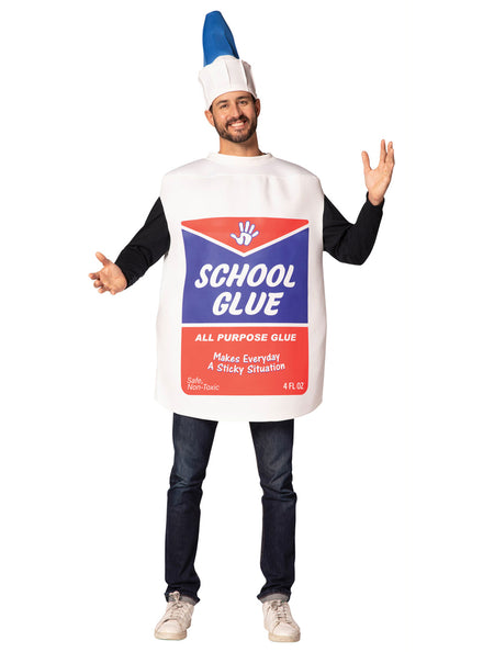 School Glue Squeeze Bottle Novelty Adults Costume - Main Image