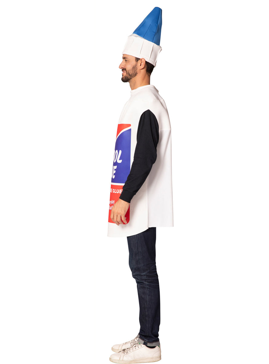 School Glue Squeeze Bottle Novelty Adults Costume - Side Image