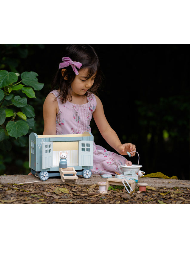 Secret Meadow Shepherds Hut Childrens Wooden Toy Set - Lifestyle Image 5